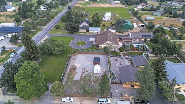 drone / aerial view featuring a residential view