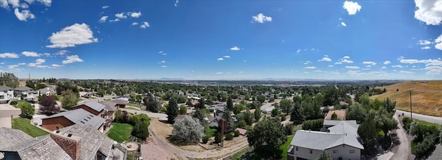 bird's eye view featuring a residential view