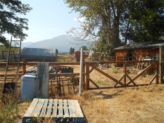 467 Cooper Ln, Hamilton, MT 59840 - view of yard with a mountain view