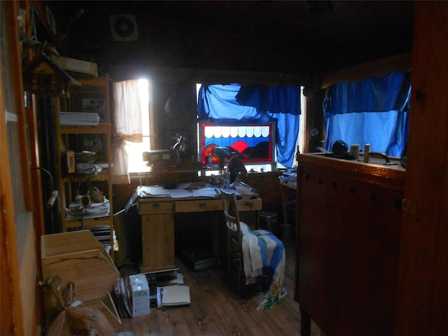 467 Cooper Ln, Hamilton, MT 59840 - office with wood finished floors