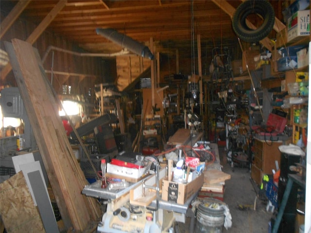 467 Cooper Ln, Hamilton, MT 59840 - misc room featuring a workshop area