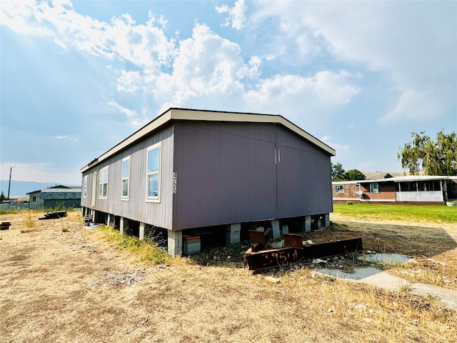 view of side of property