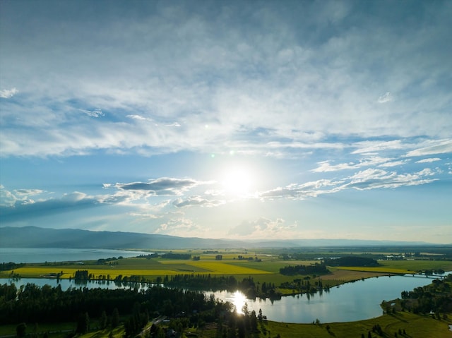 property view of water featuring a rural view