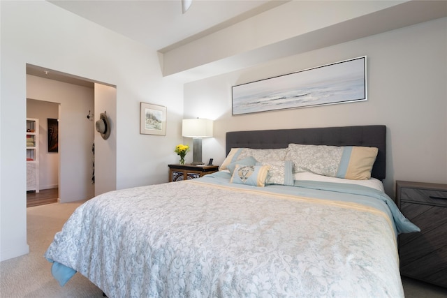 bedroom featuring carpet flooring