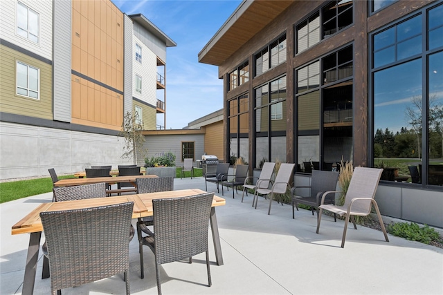 view of patio / terrace with outdoor dining space