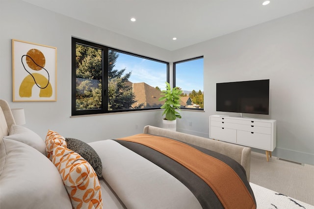 2025 Edward Ct, Missoula, MT 59804 - bedroom featuring visible vents, baseboards, and recessed lighting