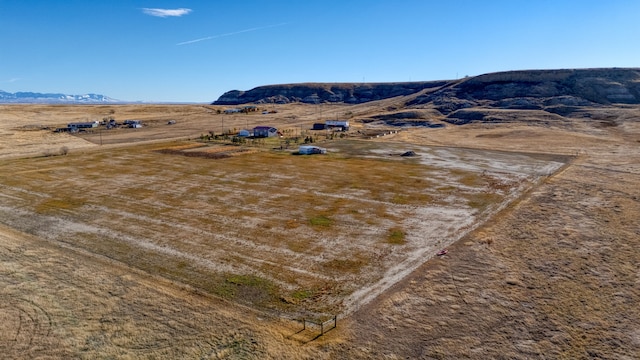 view of mountain feature featuring a rural view