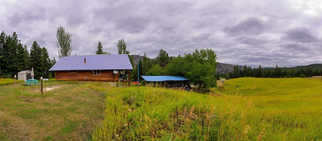 510 Johnson Ln, Superior, MT 59872 - view of yard with an outdoor structure and a shed