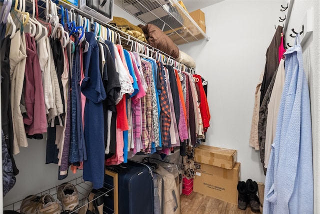 125 Ponderosa Ln, Kalispell, MT 59901 - spacious closet featuring wood finished floors