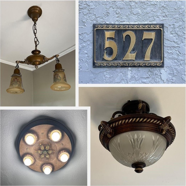 room details featuring crown molding