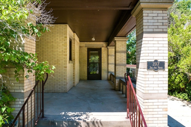 view of entrance to property