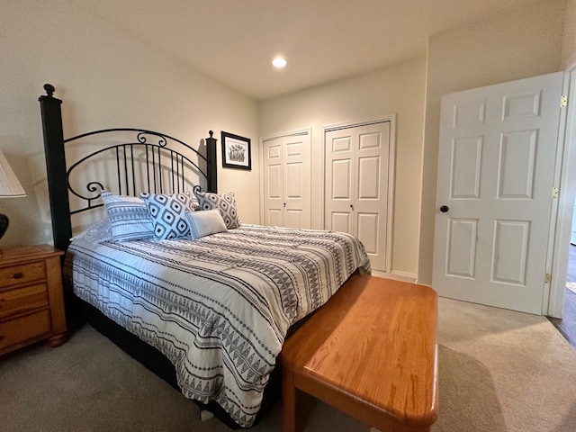 100 Rocky Point Rd Unit B-2, Polson, MT 59860 - carpeted bedroom featuring recessed lighting and multiple closets