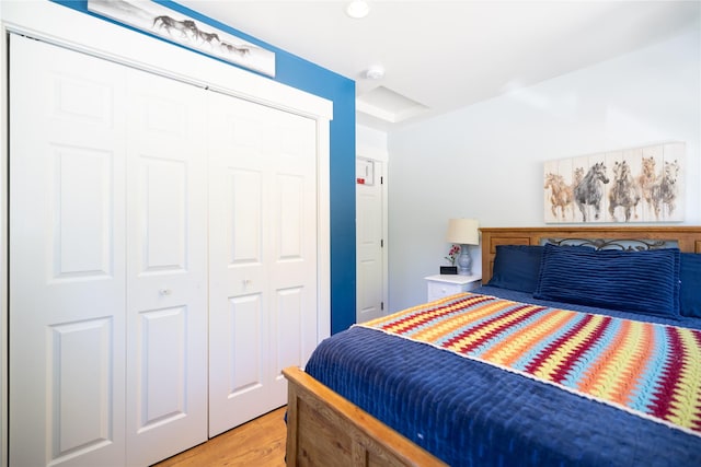 965 Ksanka Foothills Rd, Eureka, MT 59917 - bedroom featuring light wood-type flooring and a closet