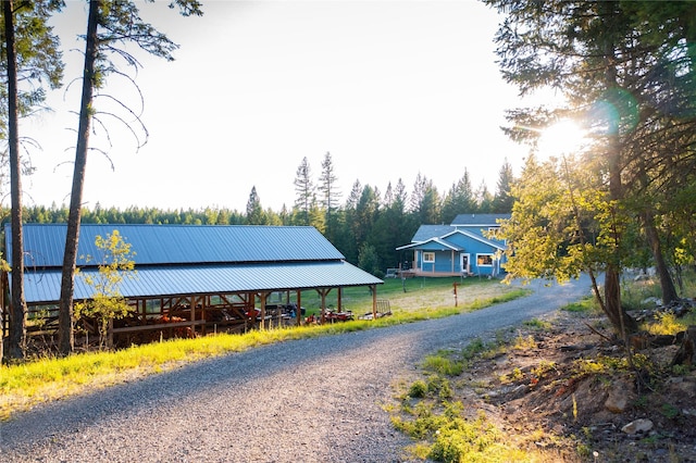 965 Ksanka Foothills Rd, Eureka, MT 59917 - view of road featuring gravel driveway