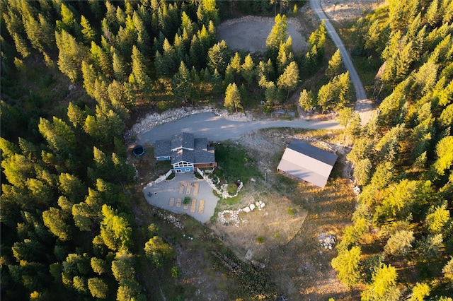 965 Ksanka Foothills Rd, Eureka, MT 59917 - aerial view with a wooded view