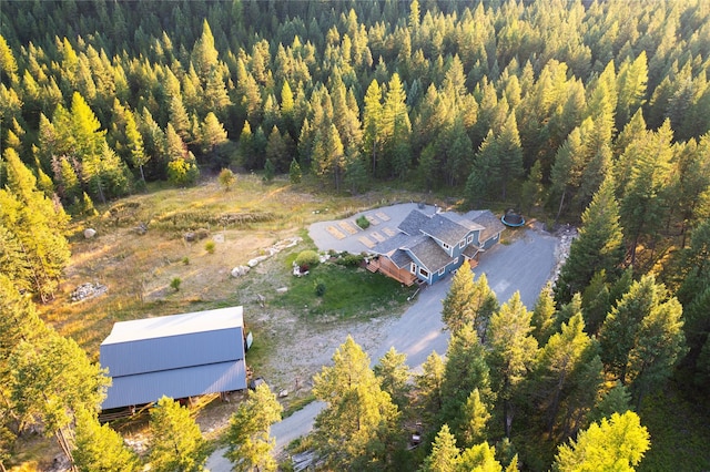 965 Ksanka Foothills Rd, Eureka, MT 59917 - bird's eye view with a wooded view