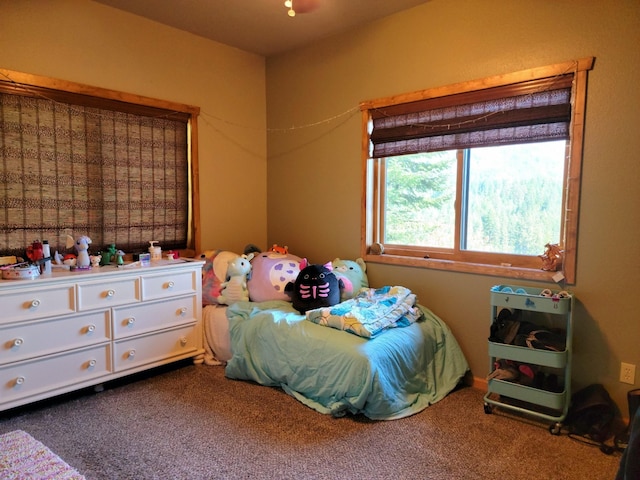 bedroom featuring carpet flooring