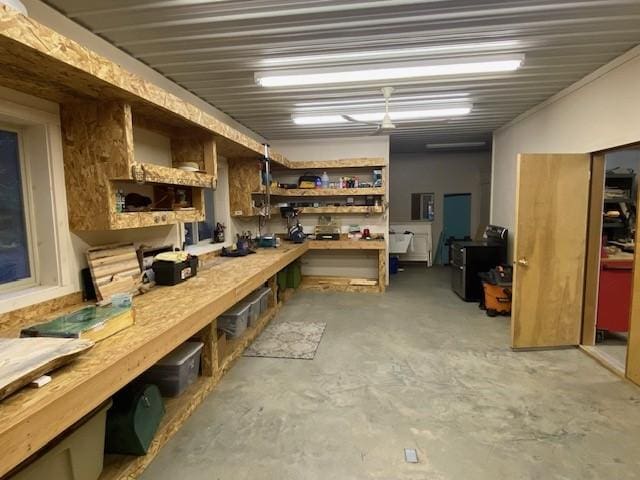 view of storage room