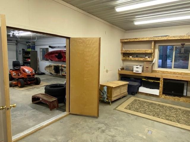 view of storage room
