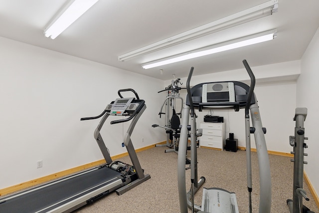 view of exercise room