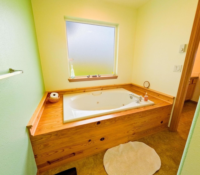 bathroom featuring a bathtub