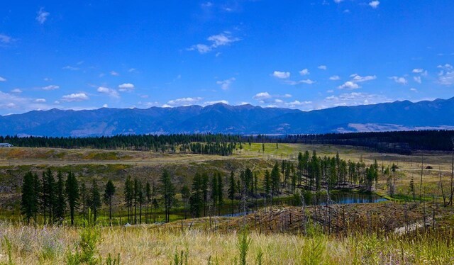 property view of mountains with a water view