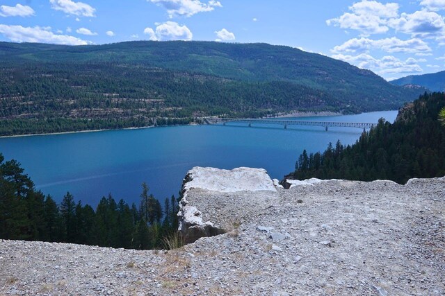 view of water feature featuring a mountain view