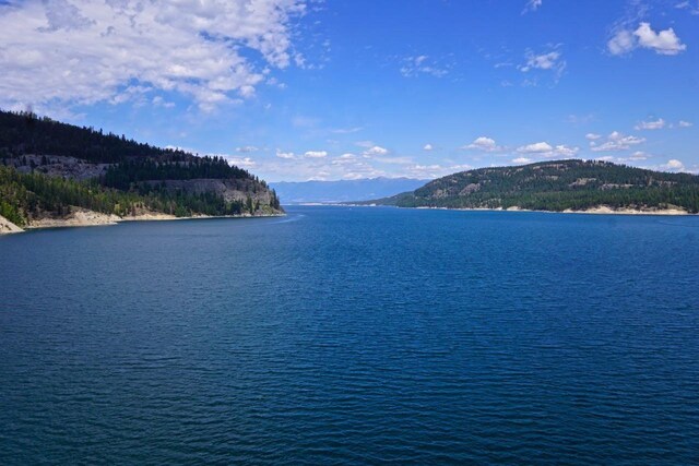 property view of water with a mountain view