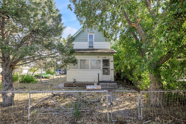 view of rear view of property