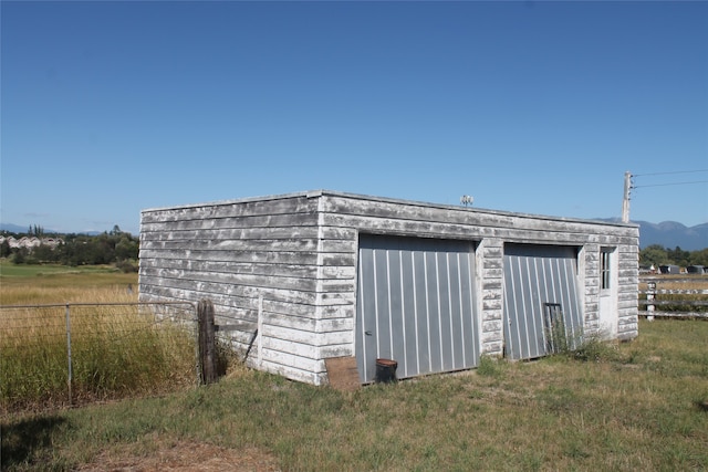 view of outbuilding