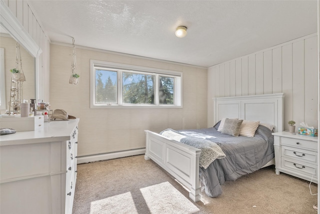 2100 Four Mile Way, Kalispell, MT 59901 - bedroom with baseboard heating and light carpet