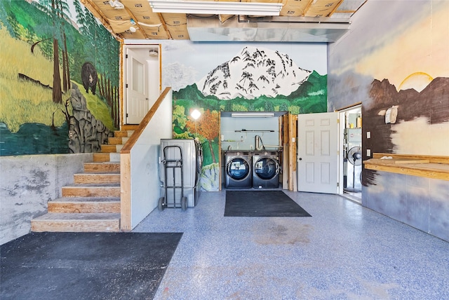 2100 Four Mile Way, Kalispell, MT 59901 - property entrance with washer and clothes dryer