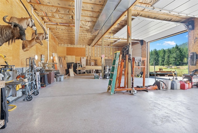 2100 Four Mile Way, Kalispell, MT 59901 - garage featuring a workshop area