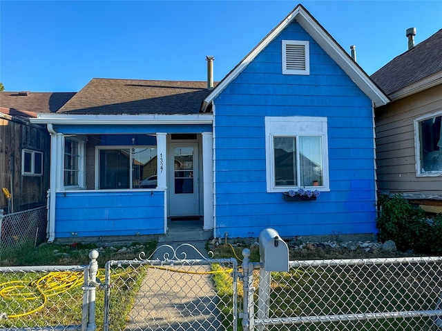 view of bungalow-style house