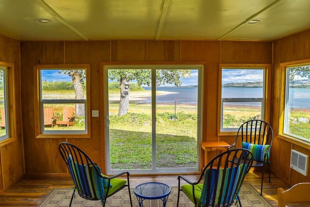 sunroom / solarium featuring plenty of natural light