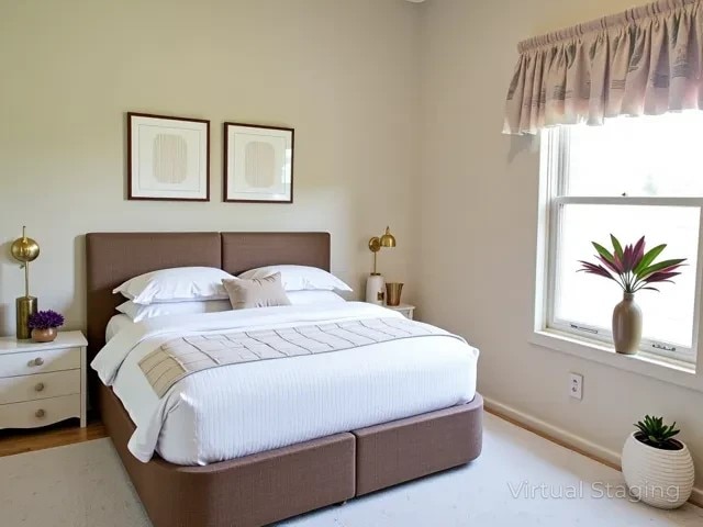 bedroom featuring baseboards