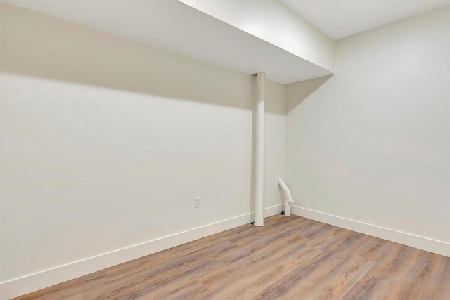 interior space featuring light hardwood / wood-style floors