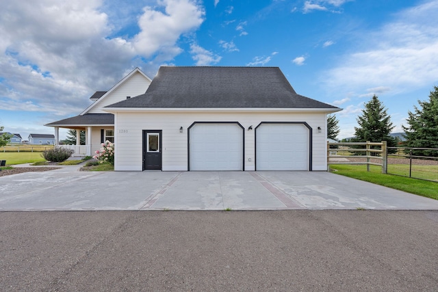 exterior space featuring a front lawn