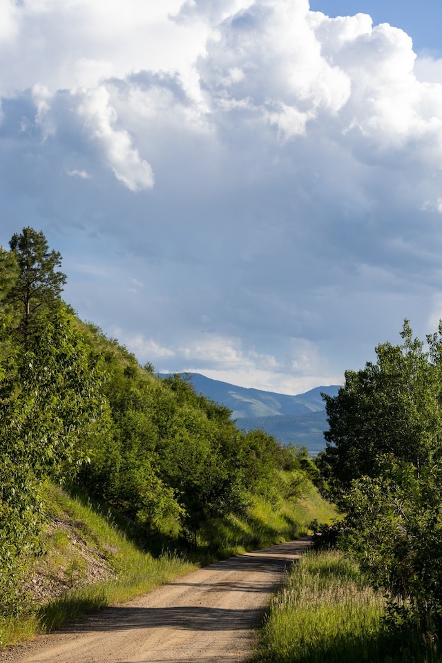 view of mountain feature