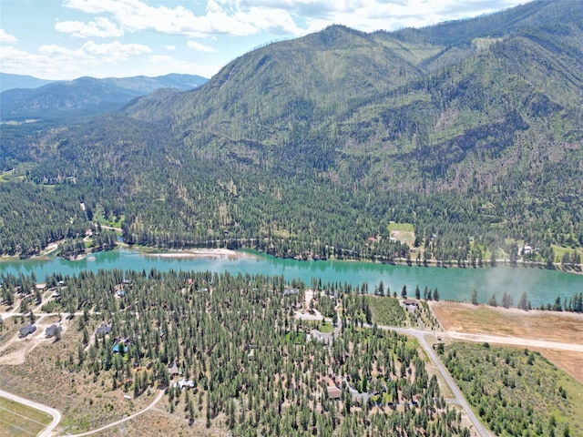 property view of mountains with a water view