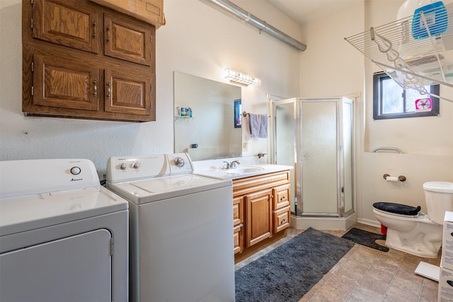 3938 US Highway 93 N, Stevensville, MT 59870 - laundry room with separate washer and dryer and laundry area