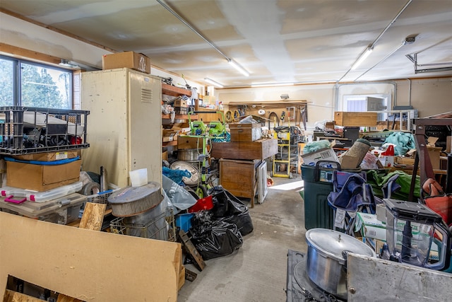 view of storage room