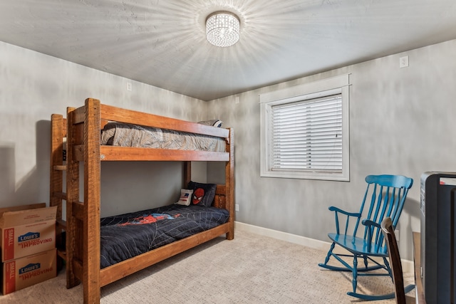 bedroom with carpet flooring