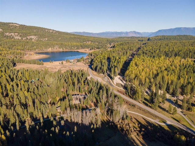 2870 US Highway 93 W, Whitefish, MT 59937 - aerial view featuring a water and mountain view