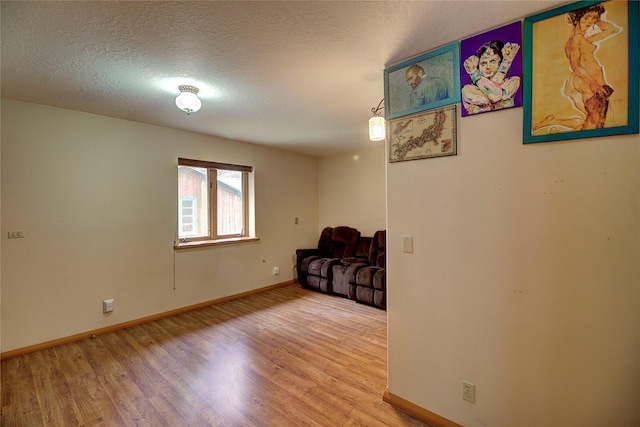 72878 Lemlama Trl, Arlee, MT 59821 - living area featuring light wood finished floors, baseboards, and a textured ceiling