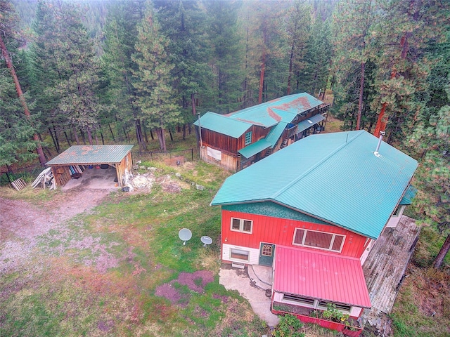72878 Lemlama Trl, Arlee, MT 59821 - drone / aerial view with a forest view