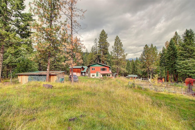 72878 Lemlama Trl, Arlee, MT 59821 - view of yard with a forest view