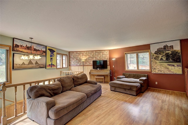 72878 Lemlama Trl, Arlee, MT 59821 - living area with a textured ceiling and light wood finished floors