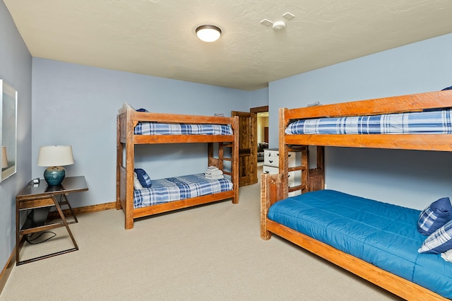 bedroom with carpet floors