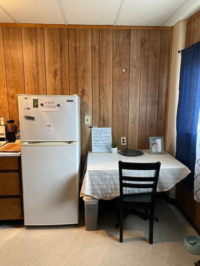 106 State St, Hamilton, MT 59840 - dining space with wooden walls